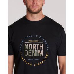 T shirt avec North denim imprimé cercle
