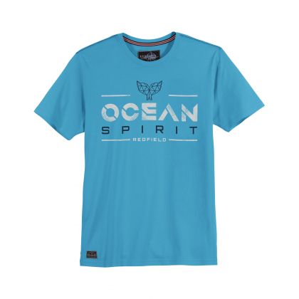 T-shirt imprimé Océan Spirit grande taille pour homme - design marin inspiré du grand large en coton 100% - du 3XL au 10XL