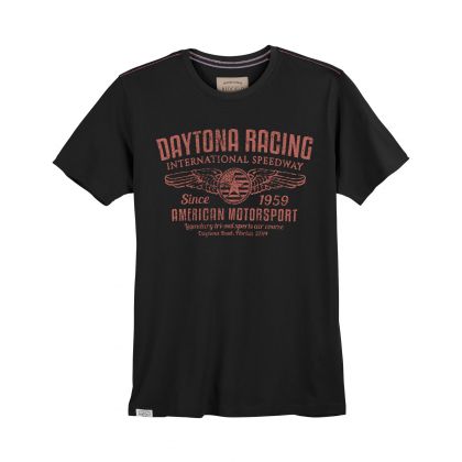T-shirt grande taille homme imprimé Daytona Racing en coton - Redfield