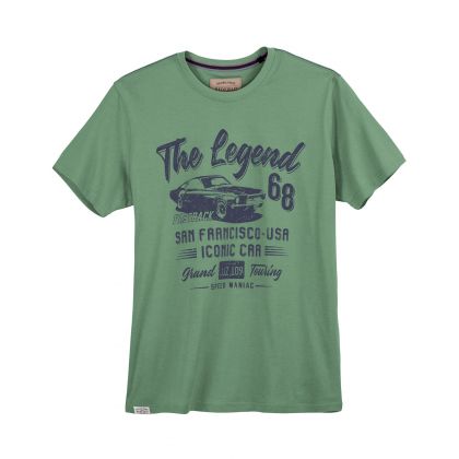 T-shirt imprimé The Legend 68 grande taille pour homme - Design inspiré du Grand Touring San Francisco en coton 100% - Du 3XL au
