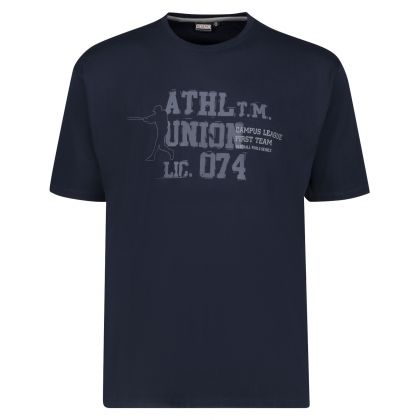 T-shirt imprimé grande taille homme Athletic Union - Disponible du 3XL au 10XL