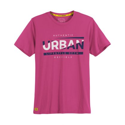 T-shirt imprimé grande taille homme fort Urban Lifestyle REDFIELD en coton du 3XL au 10XL