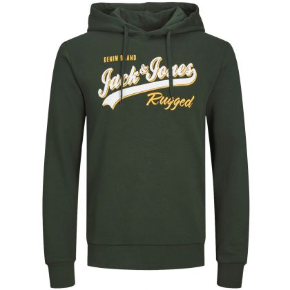 Sweatshirt à Capuche Imprimé JACK&JONES Grande Taille - Disponible de 3XL à 8XL | Style Rétro et Confort Exceptionnel pour Homme
