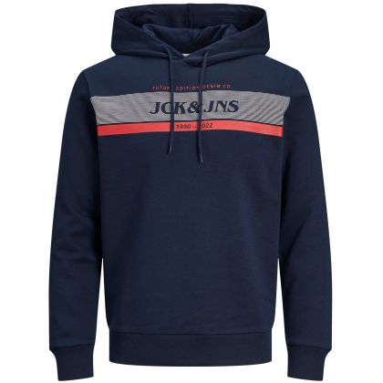 Sweatshirt à Capuche Imprimé JACK&JONES Grande Taille - Disponible de 3XL à 6XL | Confort et Style pour Hommes Forts