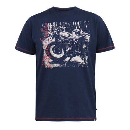 T-shirt Motorbike D555 - Tailles 3XL à 6XL : Exprimez votre passion avec style et confort