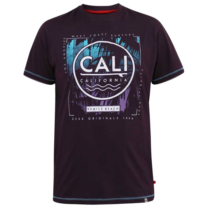 T-shirt col rond imprimé California