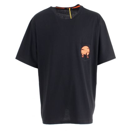 T-shirt Grande Taille avec Poche Imprimée Sunset - Marque MAXFORT