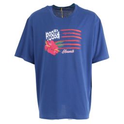 T-shirt col rond imprimé Hawaï