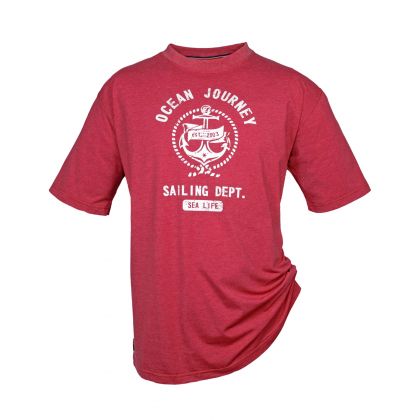 Magnifique T-shirt Imprimé Ocean Journey Grande Taille pour Homme Fort | Disponible du 3XL au 10XL | Marque BRIGG