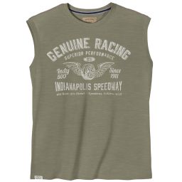 T-shirt sans manches imprimé Genuine Racing