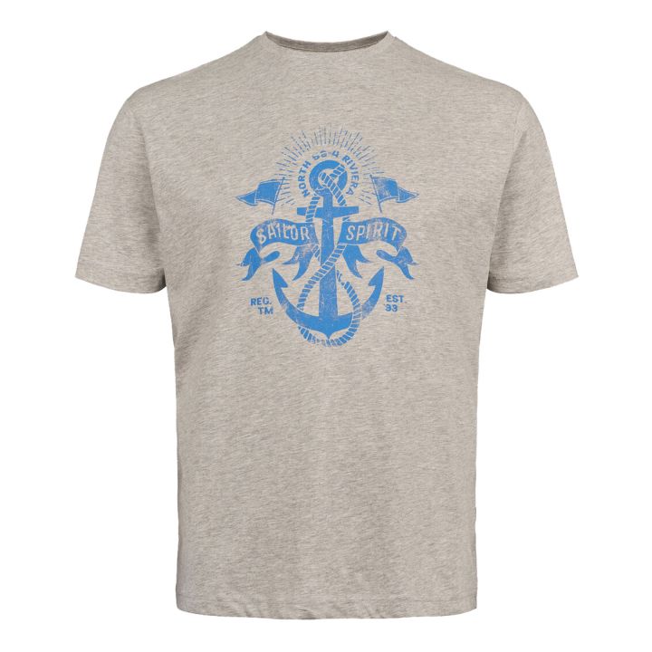 T-shirt imprimé ancre sailor spirit
