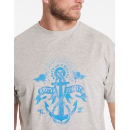 T-shirt imprimé ancre sailor spirit