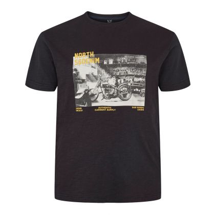 T-shirt Moto Vintage Grande Taille pour Homme Fort | Disponible du 3XL au 8XL
