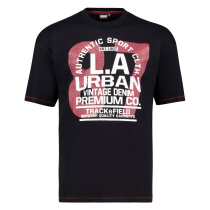 T-shirt manches courtes imprimé Urban Grande Taille Homme Fort | ADAMO | Du 3XL au 8XL