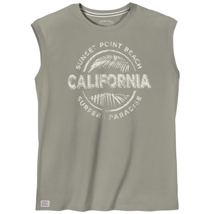 T-shirt sans manches imprimé California grande taille | REDFIELD | Du 3XL au 8XL