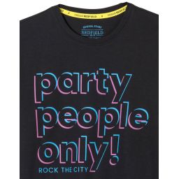 T-shirt imprimé Party people only !