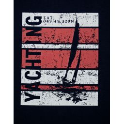 T-shirt imprimé "Yachting"