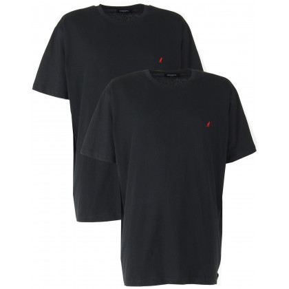 T shirt KANGOL pack de 2 - Noir