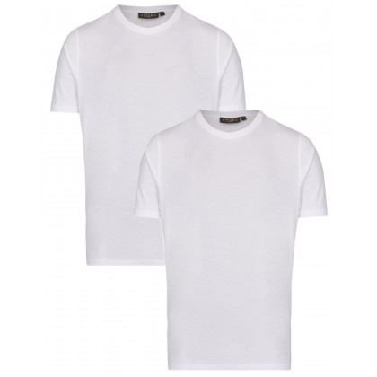 T shirts "Quality First" en pack de 2 - Blanc