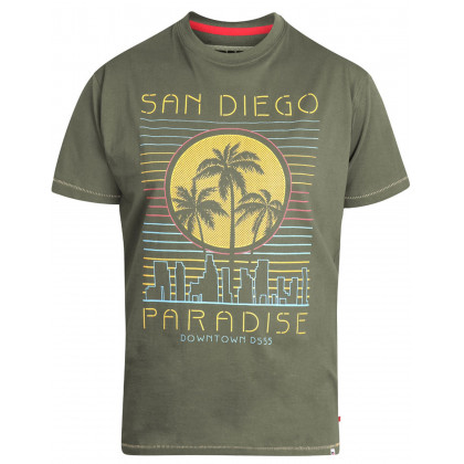 T shirt San Diego en grande taille pour homme.