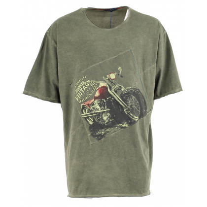 T shirt grande taille homme moto