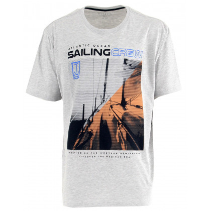 T shirt grande taille pour homme Sailing Crew