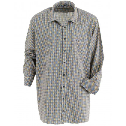 Chemise grande taille homme "Triangles"