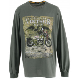 T Shirt manches longues Harley militaire