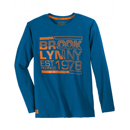 T shirt manches longues grande taille pour homme "Brooklyn"