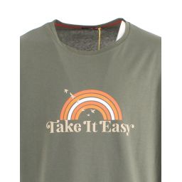 T Shirt imprimé "Take it Easy"