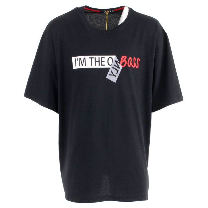 T Shirt imprimé "I AM THE BOSS"