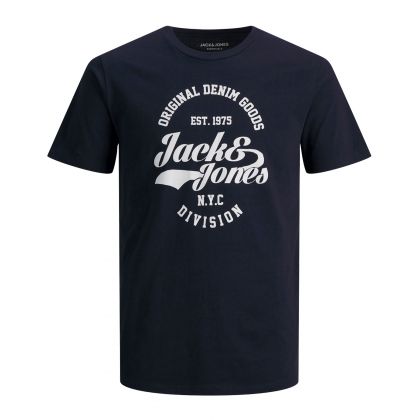 T Shirt imprimé pour hommes forts Jack & Jones de 3 à 7XL