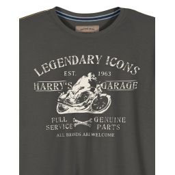 T shirtcol rond imprimé Harry's garage