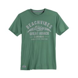 T shirt col rond imprimé Beachvibes