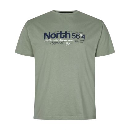 T shirt imprimé col rond North 56°4