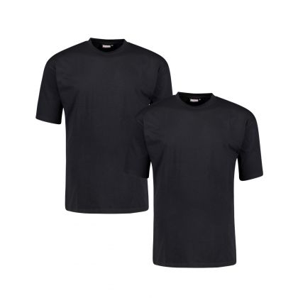 Pack de 2 T Shirts col rond - Noir