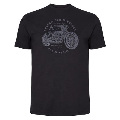 T shirt imprimé col rond Motorbike