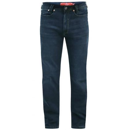 Jean extensible stretch indigo pour hommes forts